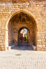 Fototapeta na wymiar Entrance to the walled village