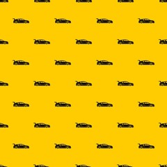 Rally racing car pattern seamless vector repeat geometric yellow for any design