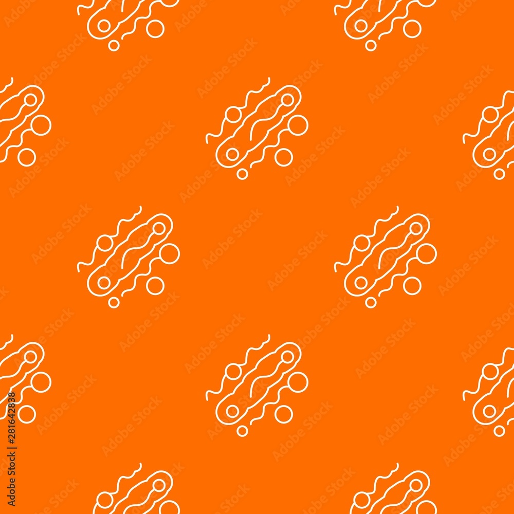Aufkleber corynebacterium pattern vector orange for any web design best