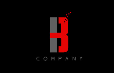 alphabet letter B logo company icon design