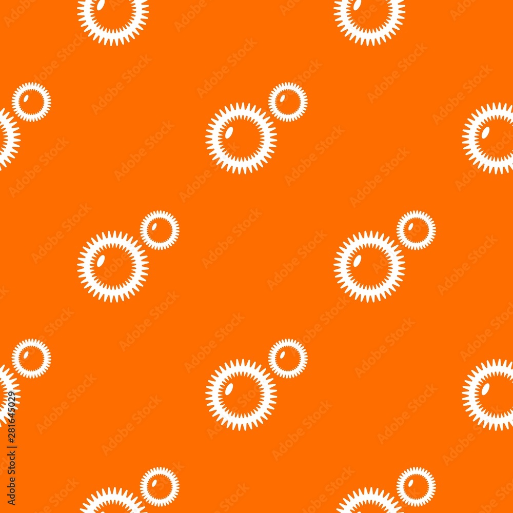 Poster mildew virus pattern vector orange for any web design best