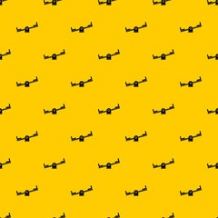 Seesaw pattern seamless vector repeat geometric yellow for any design