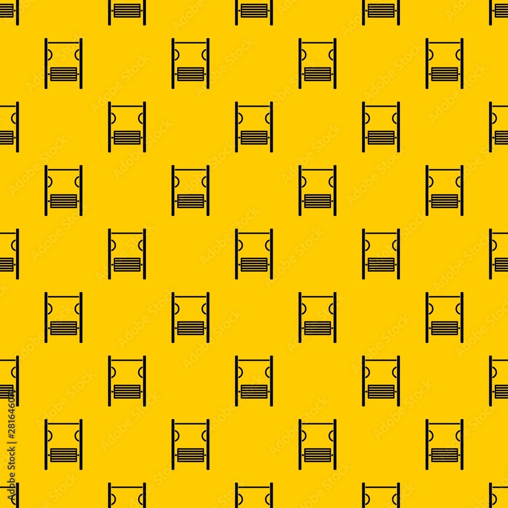 Poster playground simulator pattern seamless vector repeat geometric yellow for any design
