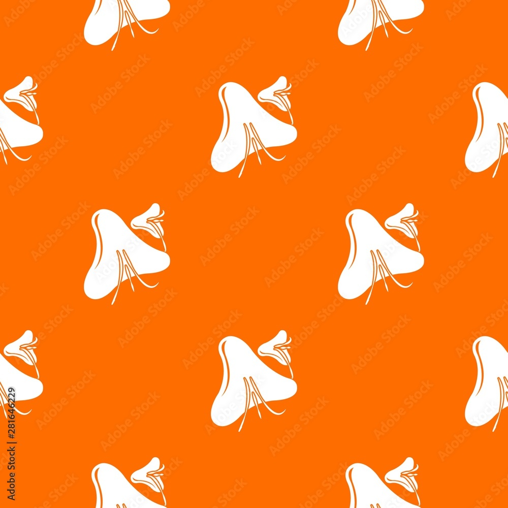 Poster smallpox virus pattern vector orange for any web design best