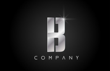 Obraz premium alphabet letter B logo company icon design