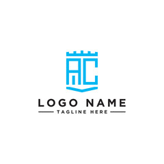 logo design inspiration for companies from the initial letters of the AC logo icon. -Vector