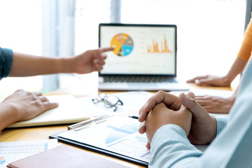 Young businessman creative meeting