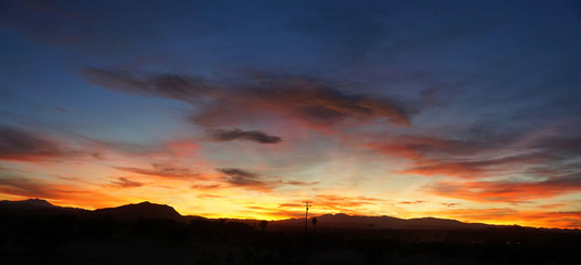 Sunset in the Mojave