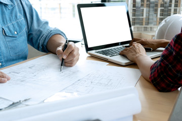 engineer or architectural project, two engineering or architect