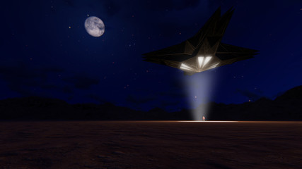 Man is beamed into the ufo  © dragancfm