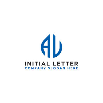 logo design inspiration for companies from the initial letters of the AV logo icon. -Vector
