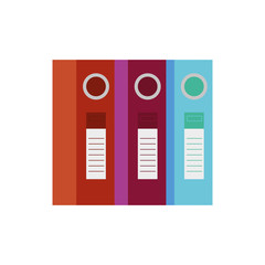 pile text books library icons