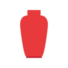 ceramic vase decorative isolated icon