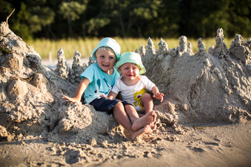 Fototapeta premium Urlaub am Strand