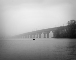 Darnytsky Bridge Kiev Ukraine