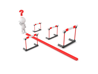 3D Character not sure which path to take, the easy or hard one