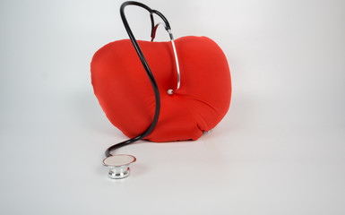 heart and stethoscope