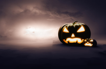 Pumpkin Jack in the background.