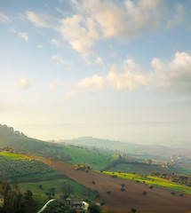 Obraz premium Italy Marche's hills.