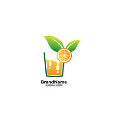 Orange Juice Logo Design Inspiration