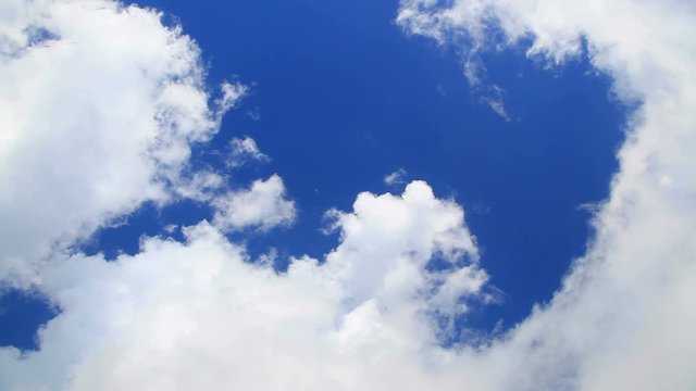 Timelapse of cloudy sky 