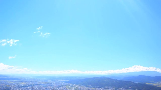 View of Ueda City,  Nagano Prefecture