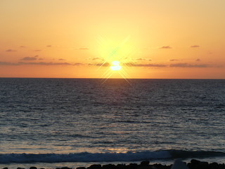 atardecer