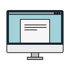 desktop computer electronic device icon