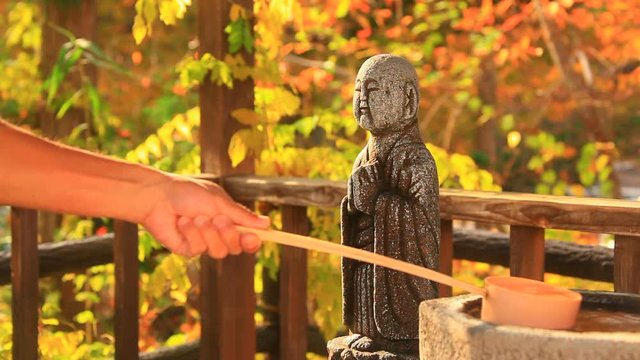 Close up of figurine,  Ueda City,  Nagano Prefecture