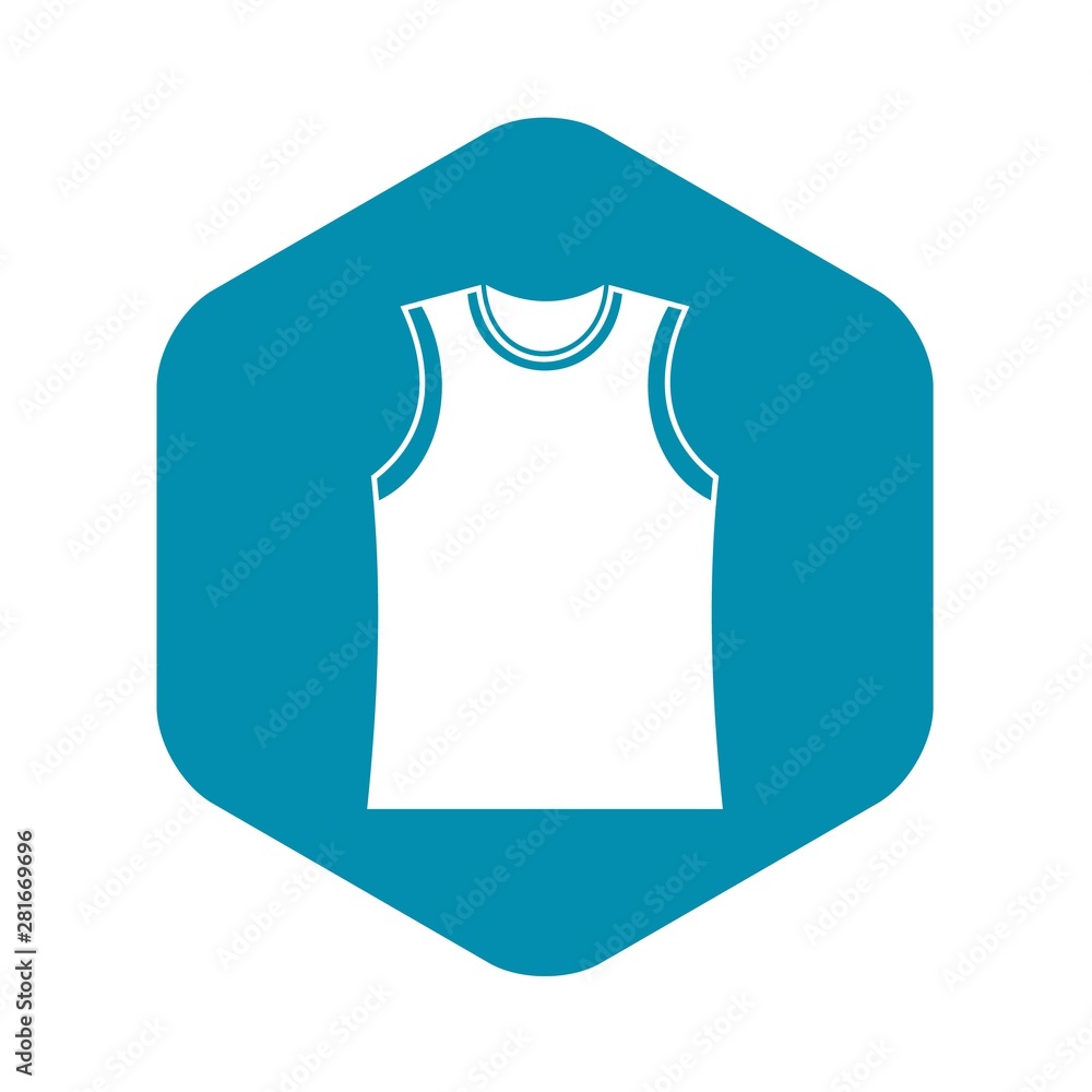 Poster singlet icon. simple illustration of singlet vector icon for web
