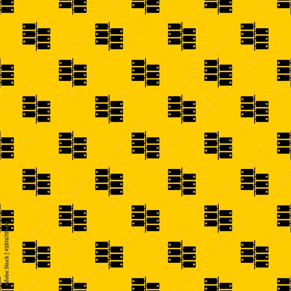Poster infographic blocks on signpost pattern seamless vector repeat geometric yellow for any design