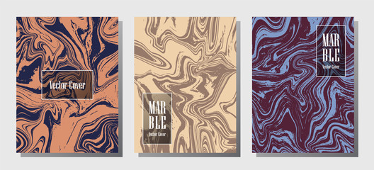 VIP marble prints, vector cover design templates.