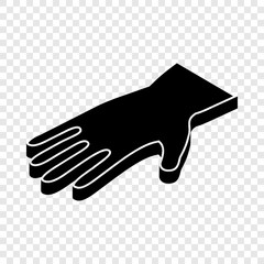 Welding gloves icon. Simple illustration of welding gloves vector icon for web