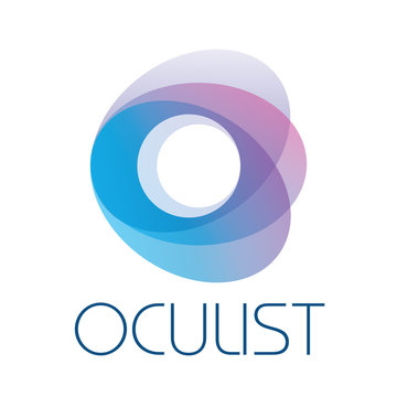 vector logo optometrist, optics and vision check