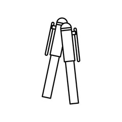 pen study tools isolated icons