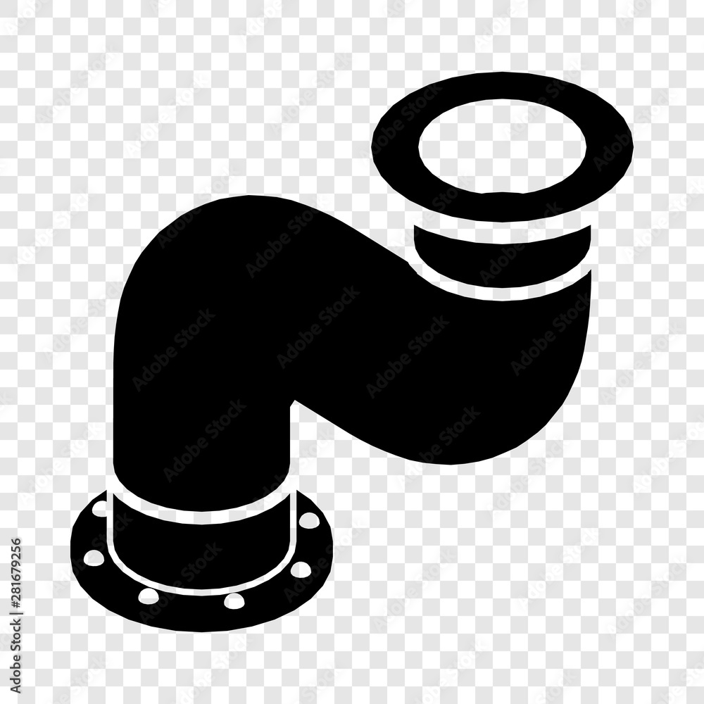 Poster connection pipe icon. simple illustration of connection pipe vector icon for web