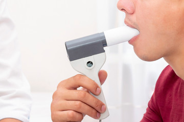 The device with which spirometry is performed is called a spirometer. Spirometry is used to...