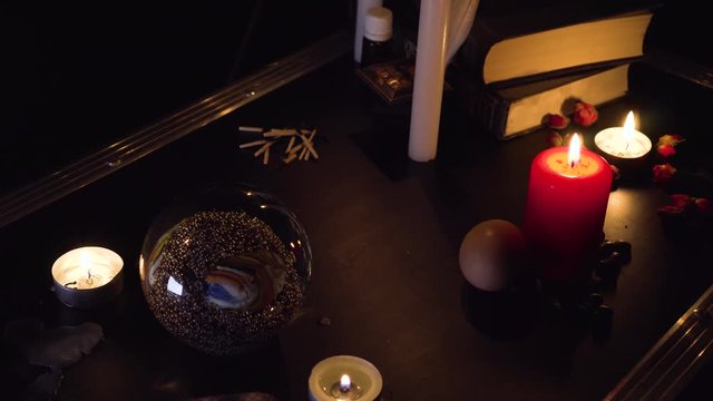 Tarot Cards Seance Black Magic Future Prophecy Mystic Ritual Oracle Medium Psyhic Esoteric Halloween Paranormal