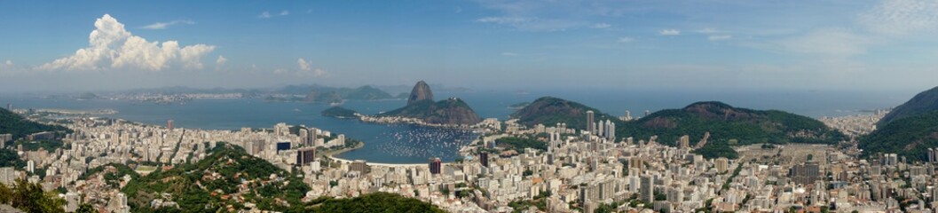 Fototapeta na wymiar aerial view of Rio de Janeiro