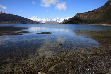 Ainsworth Bucht und Marinelli Gletscher in Patagonien. Chile