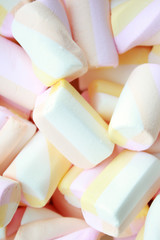 background of marshmallows