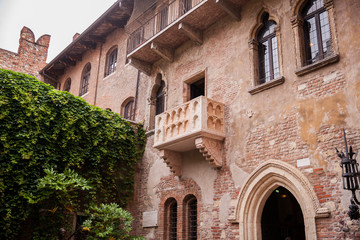 Fototapeta na wymiar Juliets Balcony in Verona
