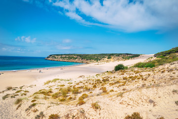Dune landscape of Punta Camarinal in Tarifa