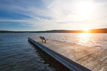 Penetanguishene town located in Georgian Bay in Simcoe County, Ontario, Canada