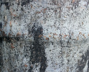 texture of an old metal barrel