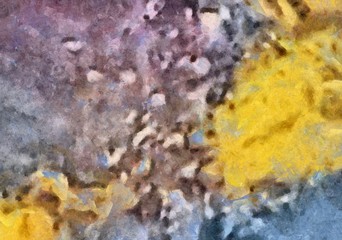 Vintage grunge background texture, abstract fancy oil pattern, shape colorful backdrop, simple design template in pastel color tones, close up macro concrete. HD wallpaper. Stock.