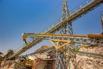 Fototapeta na wymiar construction cranes huge industrial equipment for building 
