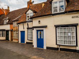old historic roman market town of alcester warwickshire england uk