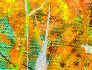 Abstract background in mixed colors. Oil and watercolor design elements. Design template for covers, posters and banners. Simple macro close-up paint brush strokes.