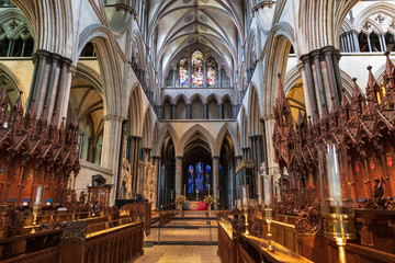 Fototapeta na wymiar Salisbury Cathedral -Uk